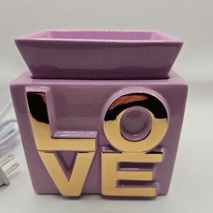 Scentsy Once In A Lifetime LOVE Element Warmer With Box